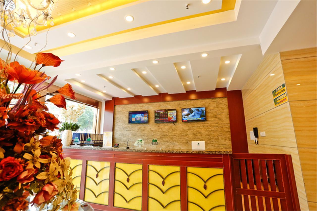 Greentree Inn Zhejiang Taizhou Tiantai Bus Station Express Hotel Exterior foto